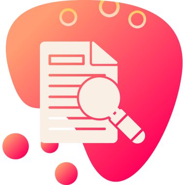 Yazılı kayıtlar ve büyüteçle filoloji kavramı, düz stil vektör illüstrasyonu