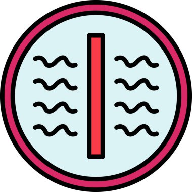 Solunabilir olmayan Kumaş Ağı simgesi, vektör illüstrasyonu