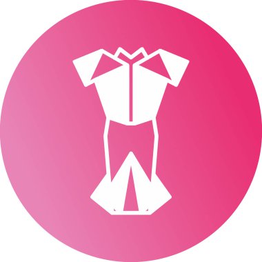 Elbise. Web simgesi basit illüstrasyon 