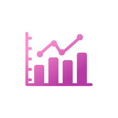 bar çizelgesi simgesi, vektör illüstrasyonu 
