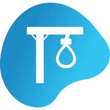 Gallow web simgesi, vektör illüstrasyonu