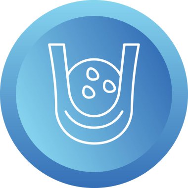 top çantası simgesi, vektör illüstrasyonu