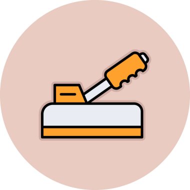 El freni simgesi vektör çizimi