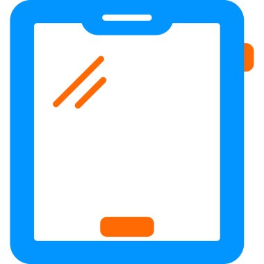 tablet. Web simgesi basit illüstrasyon 