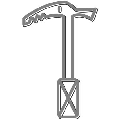 kama. Web simgesi basit illüstrasyon