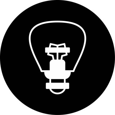 Ampul Ağı basit simgesinin vektör çizimi