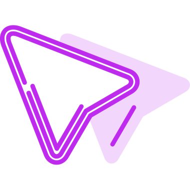 Simgeyi kopyala, basit stil. vektör illüstrasyonu          