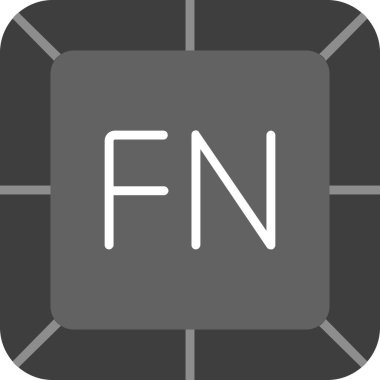 Fonksiyon web simgesi, vektör illüstrasyonu