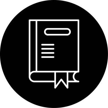 kitap web simgesi, vektör illüstrasyonu 