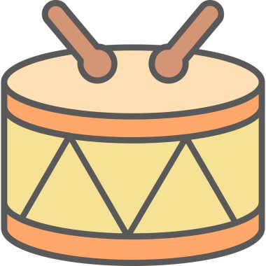 Web simgesi davul, illüstrasyon vektör 