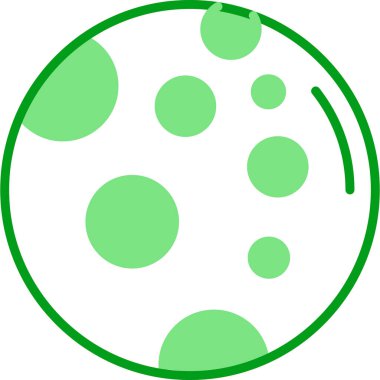 Dolunay simgesi, vektör illüstrasyonu