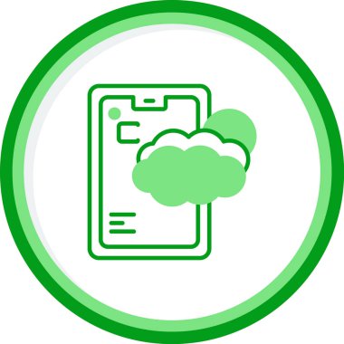 Meteoroloji ikonu ana hatları. vektör illüstrasyonu 