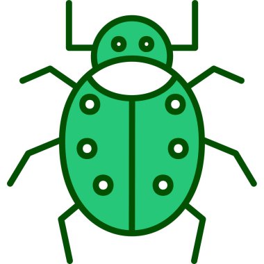 Böcek. Web simgesi basit illüstrasyon 