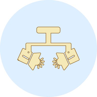 Spotlight simgesi, web basit illüstrasyon