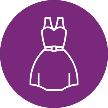 Elbise. Web simgesi basit illüstrasyon 