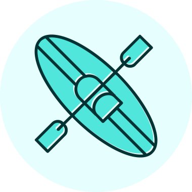 Kano. Web simgesi basit illüstrasyon