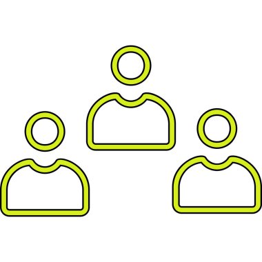 Adaylar web simgesi vektör illüstrasyonu 