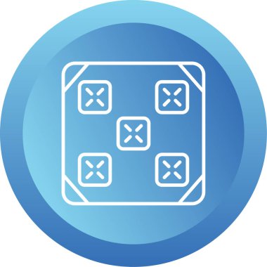 Döşeme. Web simgesi basit illüstrasyon