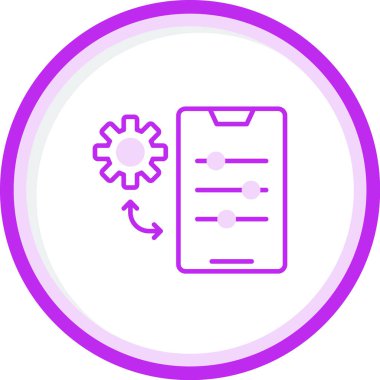 Web simgesi basit illüstrasyon ayarlanıyor