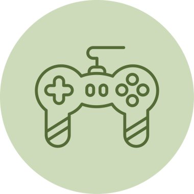 joystick web simgesi basit illüstrasyon 