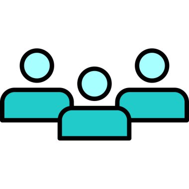 Seyirci Web simgesi vektör illüstrasyonu