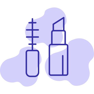 Makyaj Ağı simgesi basit illüstrasyon 