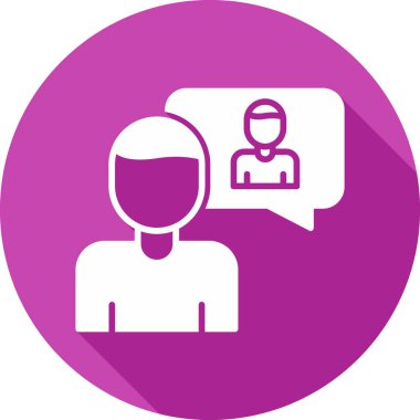 öz farkındalık simgesi, vektör illüstrasyonu basit tasarım