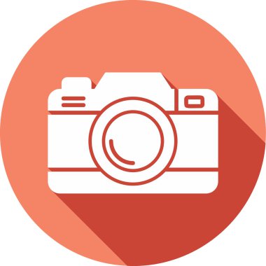 Kamera. Web simgesi basit illüstrasyon 