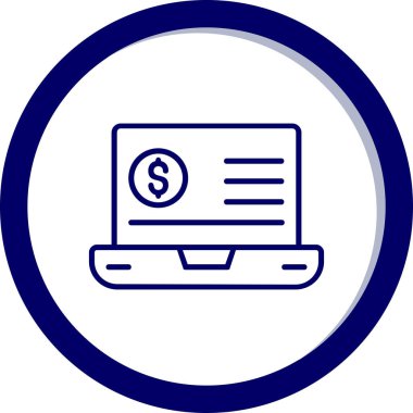 Eğilim biçimi izole edilmiş arka planda mali simge 