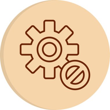 Blok simgesinin vektör illüstrasyonu