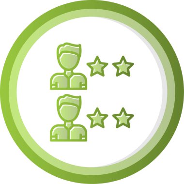 puan simgesi, vektör illüstrasyonu 