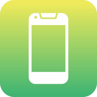 Akıllı telefon. Web simgesi basit illüstrasyon