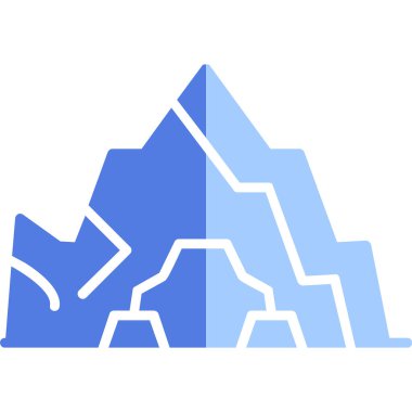 mağara ikonu vektör illüstrasyonu