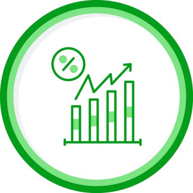 Büyüme Hızı simgesi, vektör illüstrasyonu       