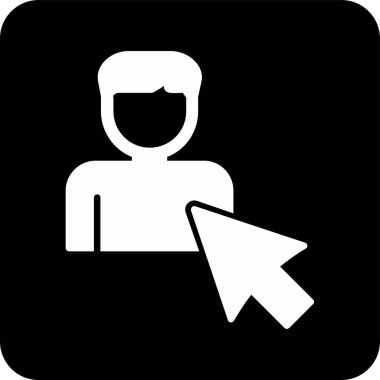 Seçili web simgesi vektör illüstrasyonu