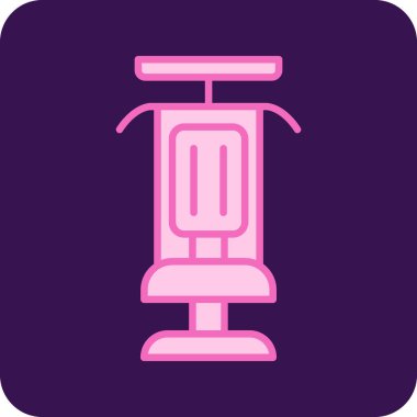 Modern Gym Machine simgesinin vektör çizimi         