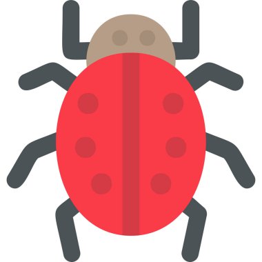 Böcek. Web simgesi basit illüstrasyon 