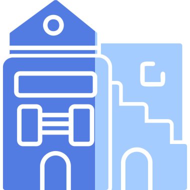 vektör evi oluşturma simgesi, modern tasarım illüstrasyonu 