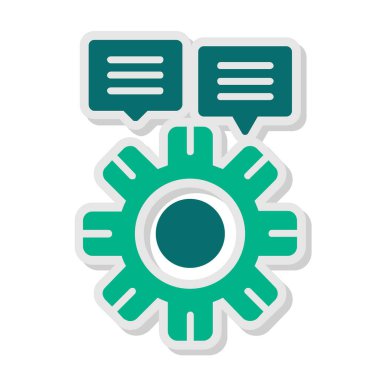 Teçhizat. Web simgesi basit illüstrasyon