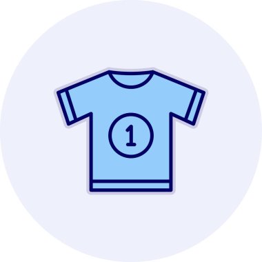 t-shirt simgesi, vektör illüstrasyonu 