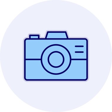 kamera simgesi vektör illüstrasyonu 