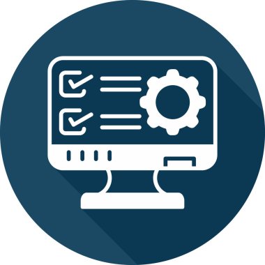 Web simgesi basit illüstrasyon ayarlanıyor