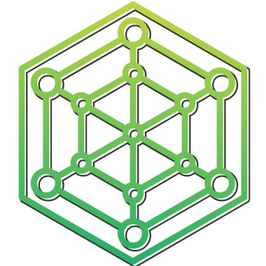 Analytics icon, vector illustration simple design