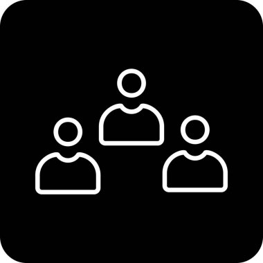 Adaylar web simgesi vektör illüstrasyonu 