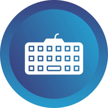 klavyenin modern vektör simgesi, illüstrasyon 