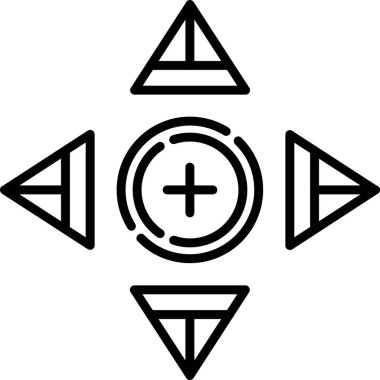 Web simgesi vektör resimlemesini kaydır 