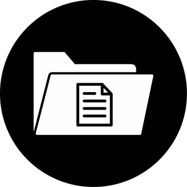 dosya dizini vektör illüstrasyonu