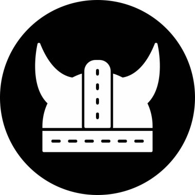 Kask simgesi vektör illüstrasyonu 