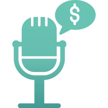 Para podcast simgesi, özet biçimi 