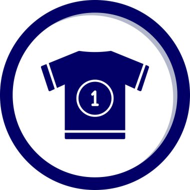 t-shirt simgesi, vektör illüstrasyonu 